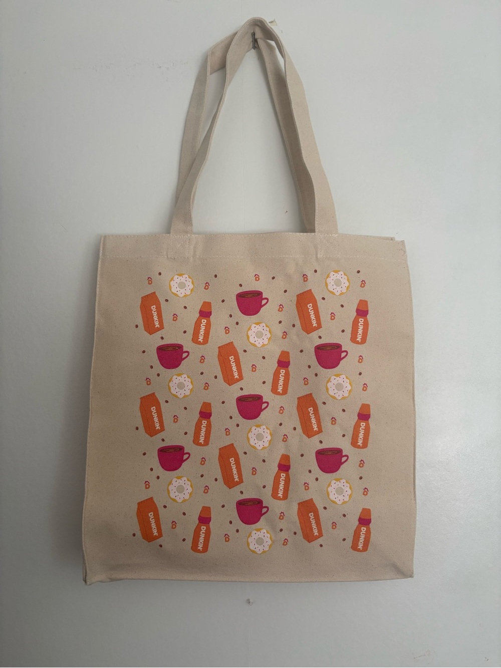 2 brand new Dunkin’ Donuts canvas tote bags